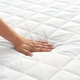 thumbnail image 4 of Host & Home Waterproof All-In-One Mattress Pad and Cover, Deep Pockets, Soft Polyester, White, Full Bed Size, 4 of 7