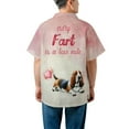 thumbnail image 5 of Every Fart is Love Note Basset Hound Guilty Face Happy Valentine's Hawaiian Shirt Breathable Summer Unisex Merch Bassets Dog Breed Lovers Gifts Idea - 01016, 5 of 6