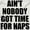 White, variant on Aint Nobody Got Time Naps Funny Child Men's Graphic T Shirt Tees Brisco Brands S