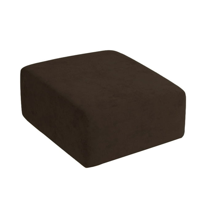 Wweixi Stool Looking Brand New Deformation Resistant Footrest Cover Skin-Friendly Covers For Footstool dark coffee