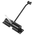 thumbnail image 4 of 1pc Zinc Alloy Automatic Door Closer Bar Door Closer Door Spring Closer (Black), 4 of 4