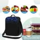 thumbnail image 4 of Disketp Black Blue Glitter Sparkles Bolsa Térmica Estampada para Almuerzo, Lonchera para Hombres y Mujeres Adultos, 4 of 7