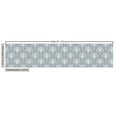 thumbnail image 3 of Ambesonne Grey Fabric by the Yard Upholstery, Flora Lace Monochrome Pattern, 5 Yards, Pale Slate Blue and White, 3 of 5