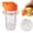 Orange, variant on Lemon Mini Squeezer,Screw-Top Lemon Squeezer Manual Juice Extractor with Built-In Filter Orange Citrus Press,Squeeze Lime for Cocktails,Drinks (Orange,1pcs)