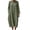 Army Green Dress, variant on HAPIMO Women Maxi Dress With Round Neck Loose For Loungewear And Travel Army Green L