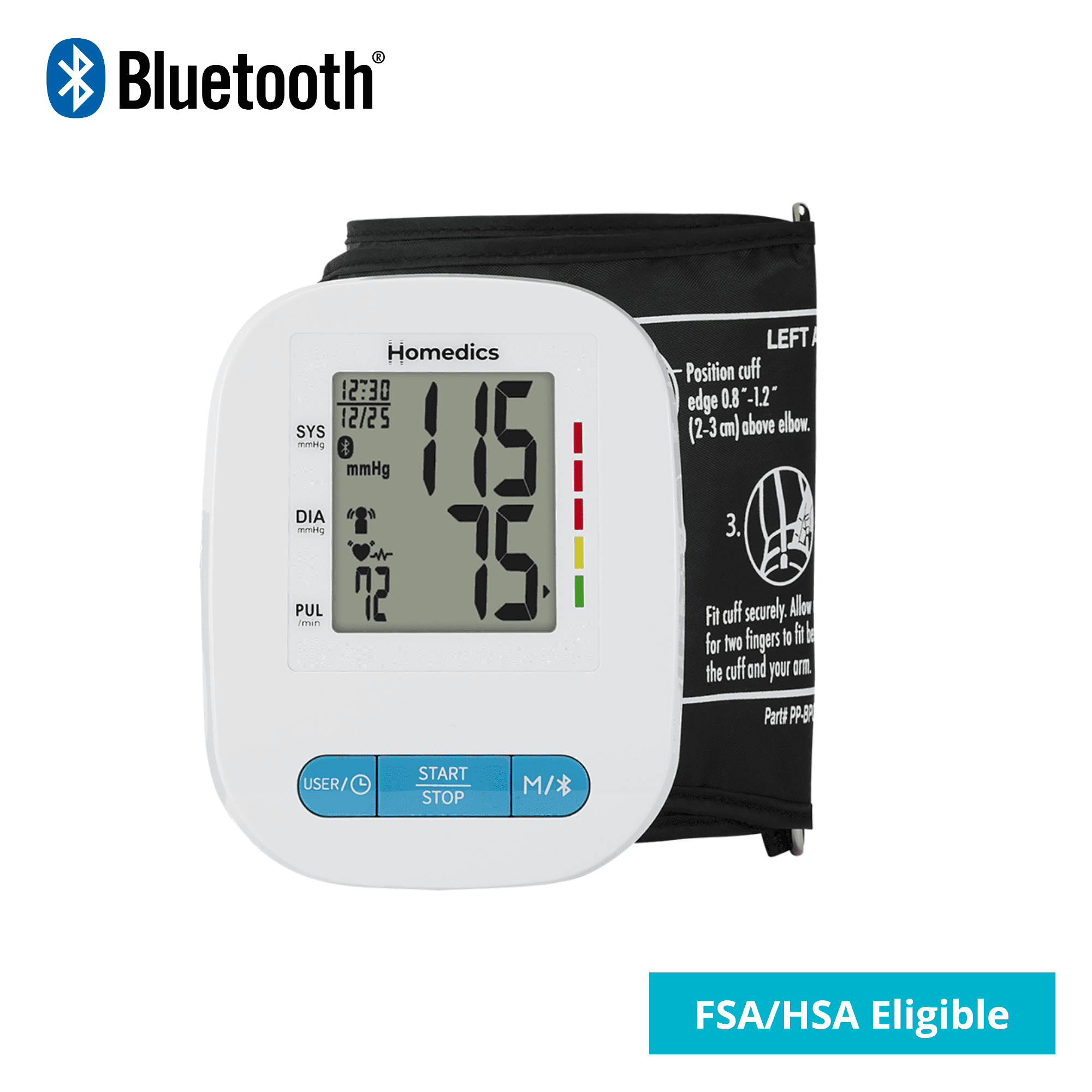 Home Upper Arm Blood Pressure Monitor Adjustable Sleeve Band - Temu