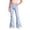 66Blue223, variant on WERYOUNG School Uniform For Girls Elastic Waist Plaid Flared Leg Trousers Kids Loose Fit Back To School Pants 5-6 Years