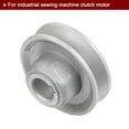 thumbnail image 4 of Unique Bargains 2pcs Industrial Sewing Machine Clutch Motor Pulley 15mm Inner 55mm Dia Aluminum Electric Transfer Wheel Pulley, 4 of 4