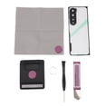 thumbnail image 2 of Back Glass Panel Case, Pre Installed Camera Lens Adhesive Phone Back Glass Cover Replacement Accurate Clear with Tools for Z Fold 4, 2 of 7