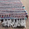 thumbnail image 3 of Safavieh Rag 8' X 10' Hand Woven Cotton Rug in Aqua, 3 of 3