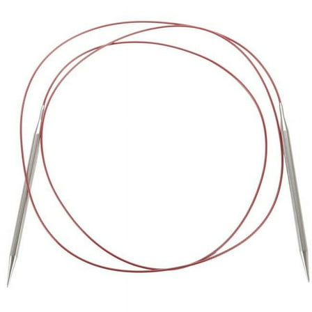 ChiaoGoo 60 Inch Red Lace Stainless Steel Circular Knitting Needles (Tip Sizes US-0 to US-19)