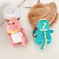 thumbnail image 5 of Funda para Airpods ZHAOCHENG 1 y 2 con llavero diseño de dinosaurio color verde, 5 of 5