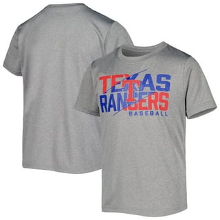 MLB Team Apparel Toddler Texas Rangers Dark Pink Bubble Hearts T-Shirt
