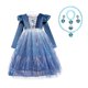 thumbnail image 1 of Disney Frozen 2 Elsa vestidos para niñas Anna Elsa disfraces princesa vestido de malla vestido de baile ropa de carnaval niños Snow Queen Elsa zhangyuxiang unisex, 1 of 2