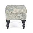 thumbnail image 4 of Adeco  Tufted Footrest Stool Paisley-Patterned Ottoman Bench, 4 of 5