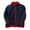 Navy, variant on Teen Boys Girls Long Sleeve Zipper Sweatshirt Winter Solid Fleece Jacket Thicken Warm Outwear 4t 12t Sport Coat
