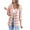 Pink, variant on Women's Plaid Blazers Clearance Sales,Houndstooth Long Sleeve Open Front Lapel Collar Jackets Double Breasted Brushed Blazer Jacket Work Office Business Suit Jackets with Pockets