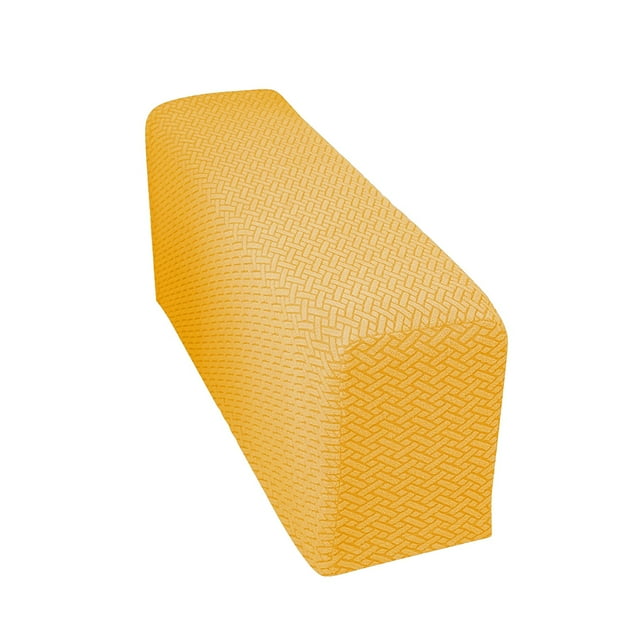 DJN Home & Garden Checkered Elastic Sofa Armrest Thickened Anti Dirty Home Fabric Protectors Simple Solid Color Armrest Sleeves