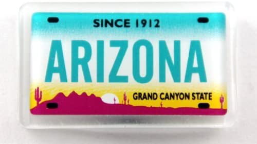 Arizona The Grand Canyon State License Plate Souvenir Fridge Magnet 