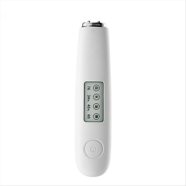 Skin Detector Tester Pen Face Skin Water and Oil Content Smart Beauty Instrument Home,1 * Skin tester,White