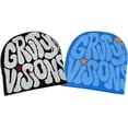 thumbnail image 4 of Gorro unisex para adultos Y2k con diseño de telaraña y letras gráficas, gorros cálidos de invierno, 4 of 5