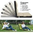 thumbnail image 5 of XK Foldable Camping Floor Lounge Padded Chair Couch for Outdoor Travel, 5 of 14