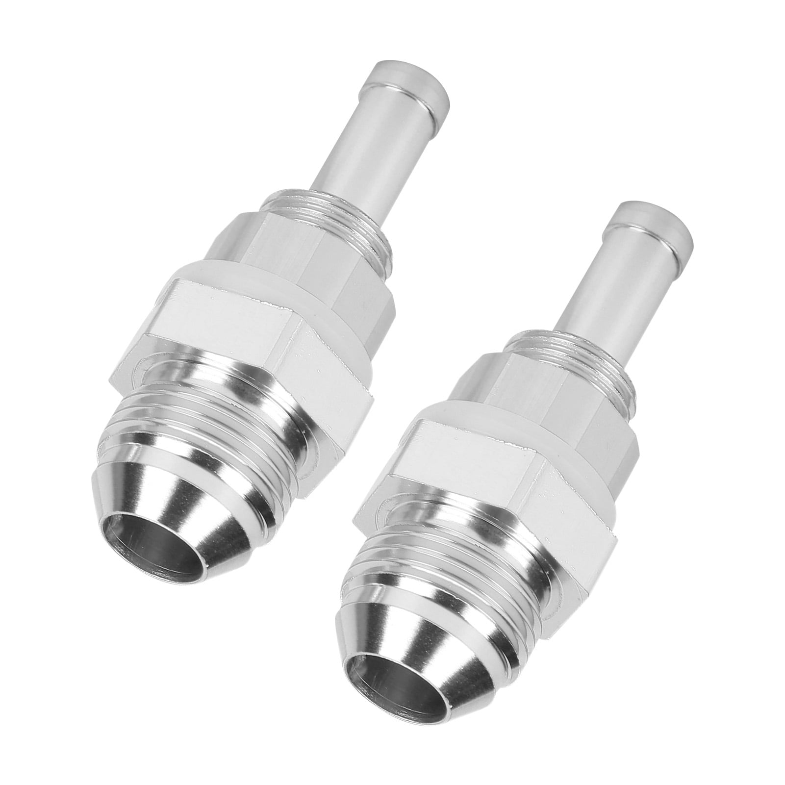 Hose Barb Adapter Fuel Hose Fitting 2pcs AN83/8 Hose Barb Adapter
