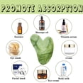 thumbnail image 3 of 3 packs, guasha Rouleau Soins de la Peau - guasha Rouleau de massage Visage, Vert, 3 of 5