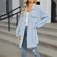 thumbnail image 4 of Cardigan Sweaters for Women 2025 Long Sleeve Lapel Button Loose Knitted Sweater Coat Jacket Womens Cardigan Sweaters, 4 of 8
