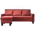 thumbnail image 4 of Glory Furniture G0513-SCH Burgundy Sofa Chaise, 4 of 6