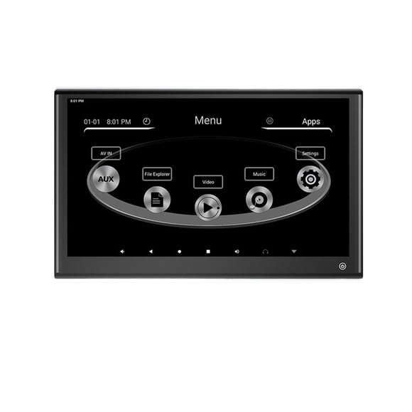 13.3 Inch Headrest Monitor IPS Touch Screen Car Rear Seat Entertainment 4K Vehicle Video Player Display With Mirroring ,Widely Used