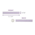 thumbnail image 3 of Carstens - Lavender 1 Inch Binder Spine Insert Cards, 5.25 x .6875 Inch, Pack of 100 (8390 Series) - Ideal for 1 Inch Spine Insert Adhesive Pockets, 3 of 5