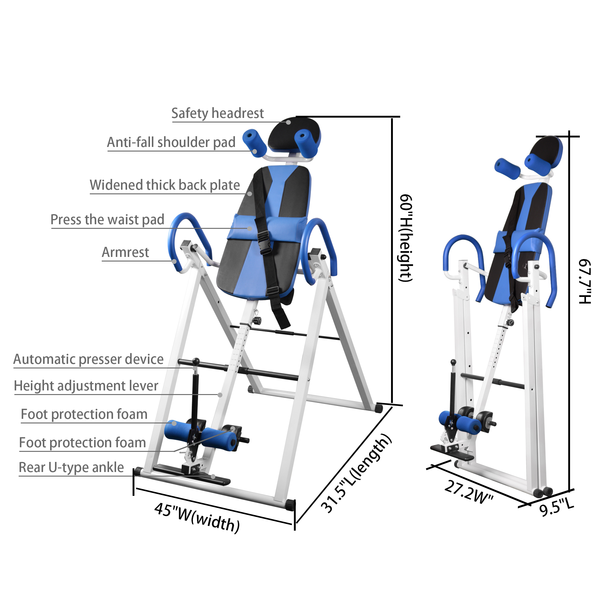 Ironman Gravity 2000 Inversion Table - image 2 of 7