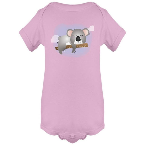 Sleeping Koala Cartoon Bodysuit Infant -Image by Shutterstock, Newborn