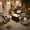 Black, variant on XIZZI Patio Furniture Outdoor Conversation Set with Wide Armrests, Wicker Rattan Patio Outdoor sectional with Firepit Table and Swivel Rocking Chair, Black