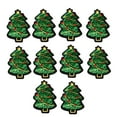 thumbnail image 1 of 10 Pcs Adorables Paillettes Broderie Arbre de Noël Patchs à Repasser, 1 of 9