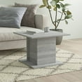 thumbnail image 1 of vidaXL Coffee Table Grey Sonoma 55.5x55.5x40 cm Engineered Wood, 1 of 4