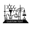 thumbnail image 6 of Custom Chemistry Metal Sign,Personalized Chemistry Teacher Name Wall Decor,Chemistry Lover Laboratory Wall Art,Science Teacher Student Metal Plaque Class Decor, 6 of 6