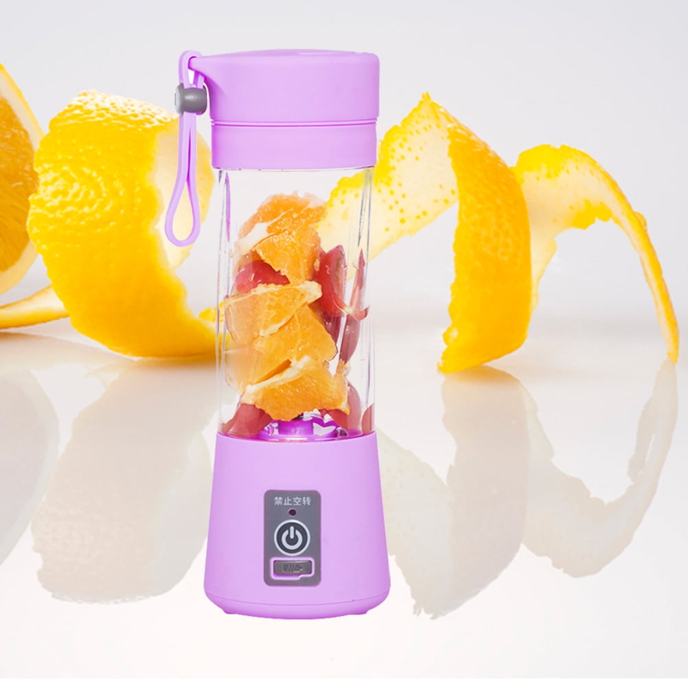 Electric Juicer Bottle 380ml Mini Portable USB Rechargeable Fruit