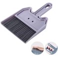 thumbnail image 1 of Dustpan and Brush Set, Multi-Functional Cleaning Tool/Mini Sweeper with Hand Broom Brush, Cute Dust Pan for Home Kitchen Bathroom Desk Keyboard Car Pet Sweeping Dusting (Blue Gray), 1 of 6