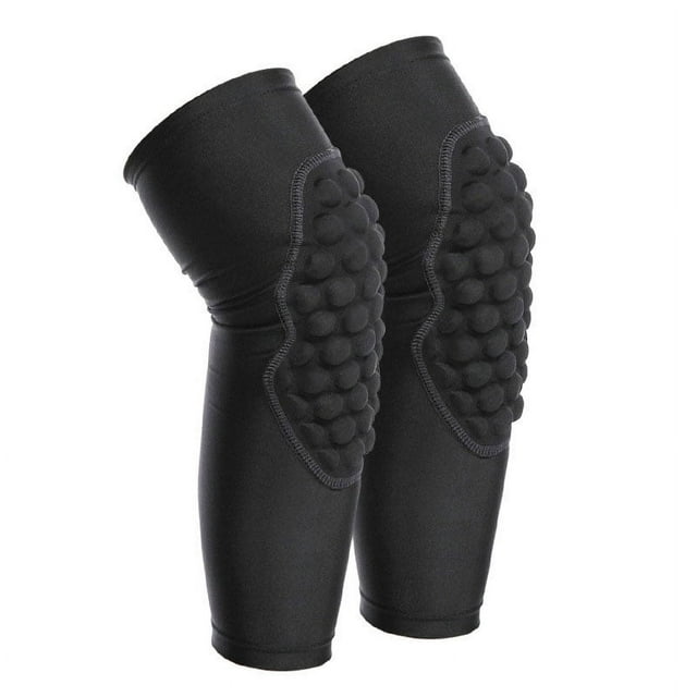 Rodilleras para niños Protector de codo de pierna EVA antideslizante para patinaje sobre ruedas de baloncesto al aire libre Negro M 36 cm / 14,2 pulgadas