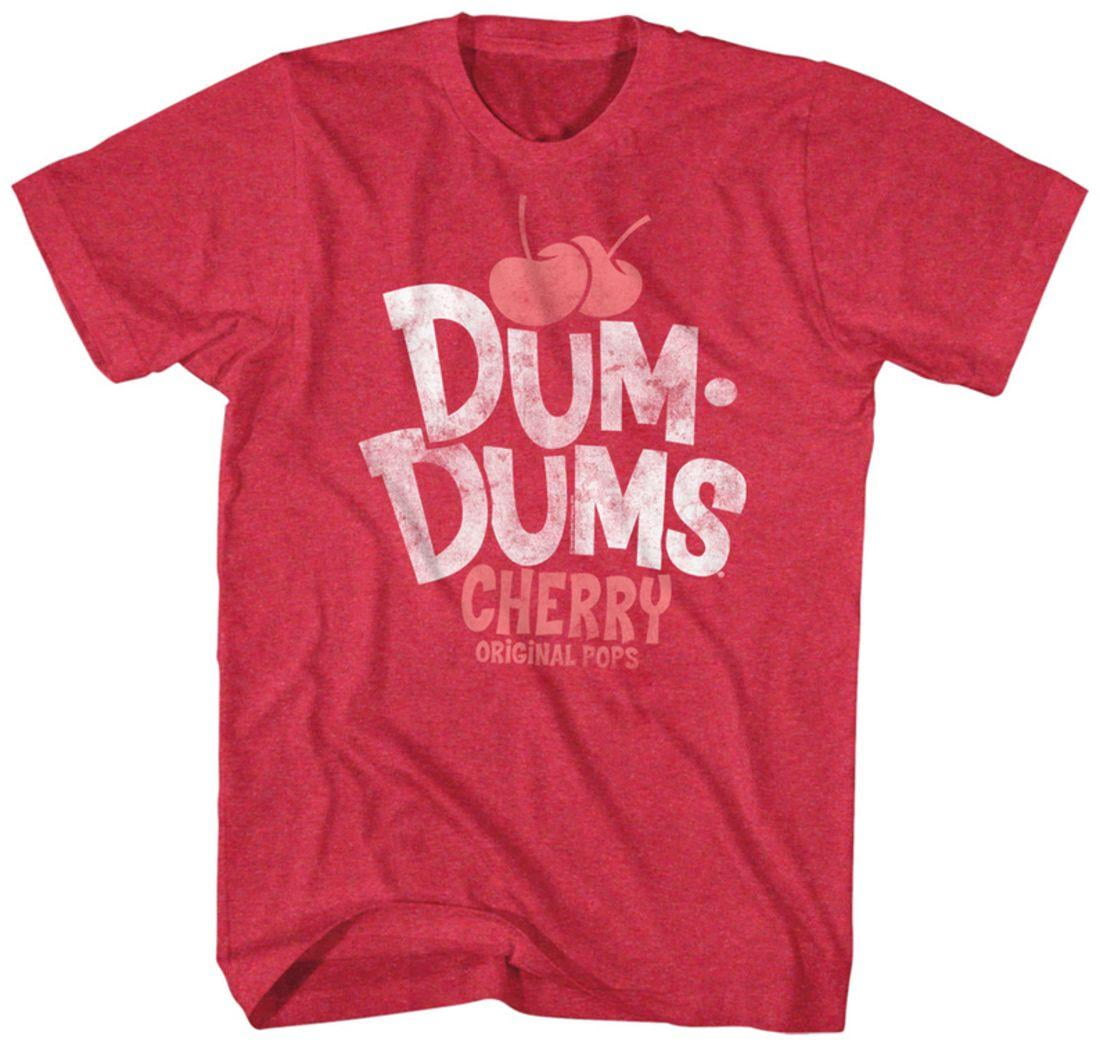 American Classics Dum Dums Cherry Apparel TShirt Red Walmart