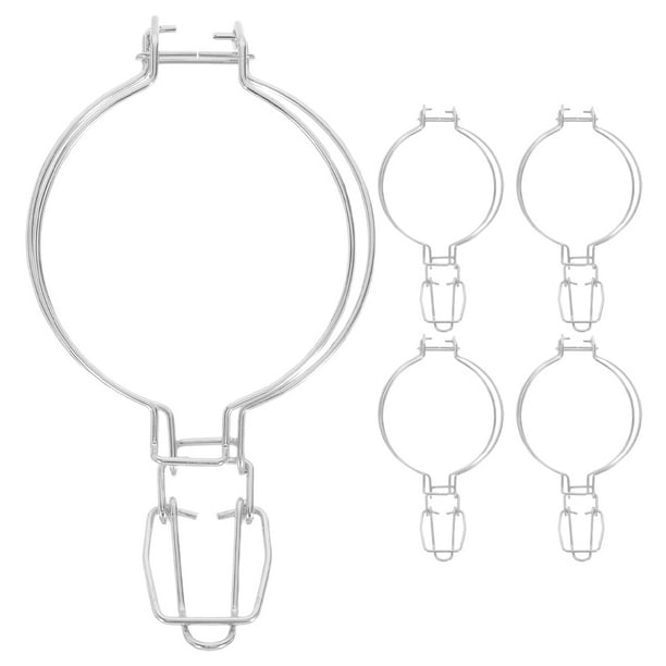 5 abrazaderas de alambre para frascos de vidrio, con hebilla sellada para frascos de boca ancha. Clips de repuesto para almacenamiento en la cocina y cierres de latas.