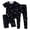 Dark Blue, variant on Outfits for Boys Kids Girls 3Pcs Unisex Short Shirt And Pants Sets Boys Clothes