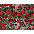 thumbnail image 2 of Flores artificiales de rosa enredadera de 16 pies (paquete de 2) para decoración, 2 of 8