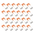 thumbnail image 1 of Unique Bargains 49x16mm Downlight Spring Clips 50 Pack Emitting Diode Recessed Lighting Accessories Securing Clamps Orange, 1 of 6