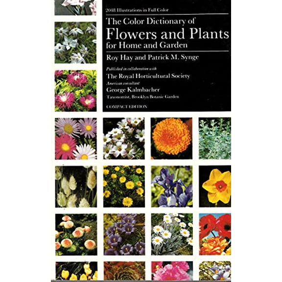 Pre-Owned Color Dictionary of Flowers and Plants for Home and Garden, 9780517524565, 0517524562, Paperback, Paperback Compact Edition edition