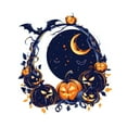 thumbnail image 4 of Calcomanía para tapa de inodoro de baño de Halloween, 11,4 x 12 pulgadas, decorativa, despegable y pegable para decoración de baño, versátil y liviana, 4 of 8