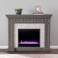thumbnail image 3 of SEI Dakesbury Color Changing Fireplace w/ Faux Stone, 3 of 3