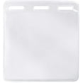 thumbnail image 3 of 5 Pack - 4x4 Badge Holder Horizontal - Clear Plastic Name Tag Badge Protector with 3 Lanyard Slots for Social Events, Conventions, Visitor Badges by Specialist ID, 3 of 3